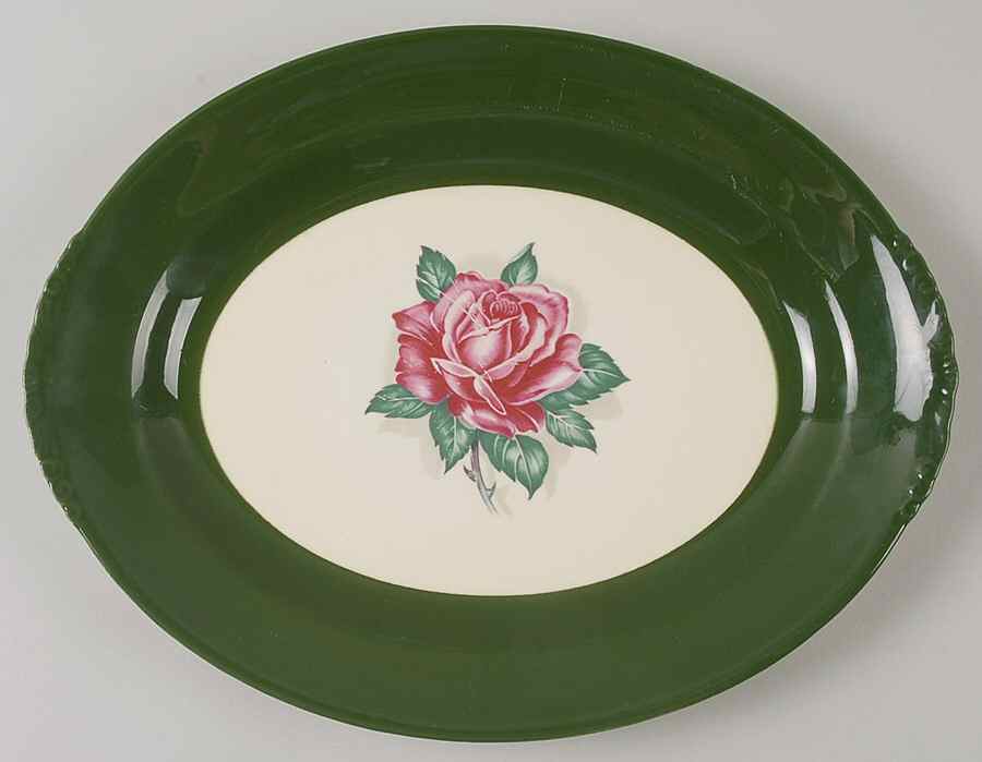 HLC3877 11" Oval Serving Platter by Homer Laughlin -1