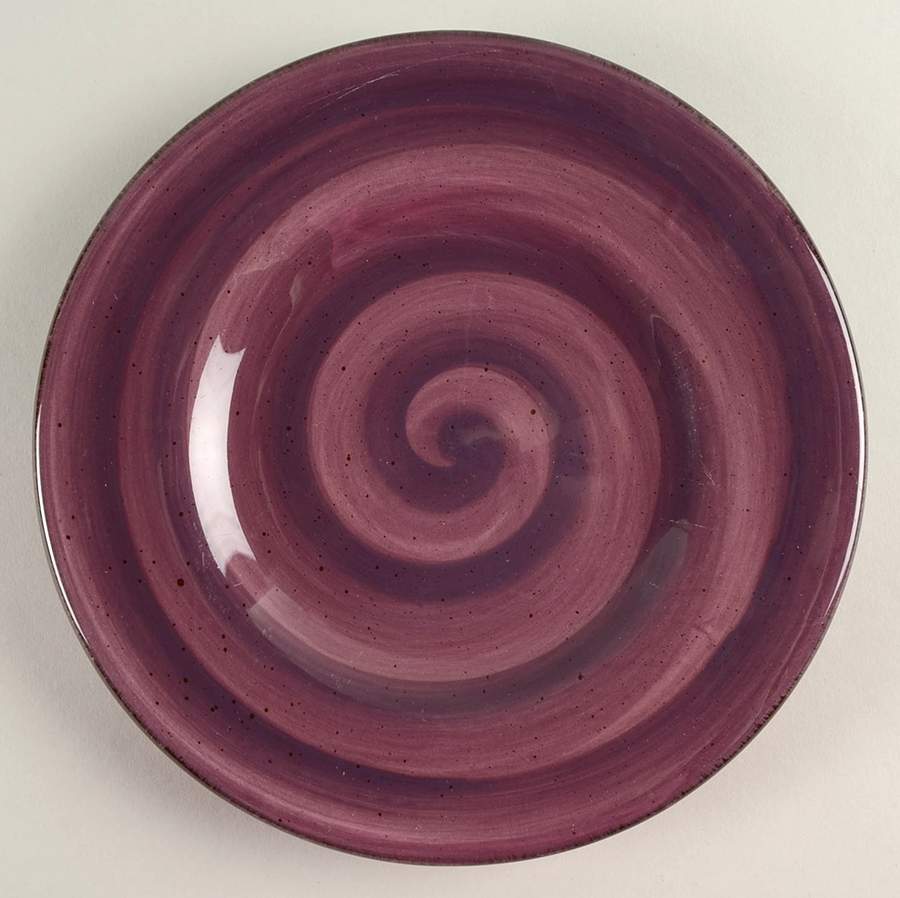 Twist Wineberry Salad Plate by Hausenware-1