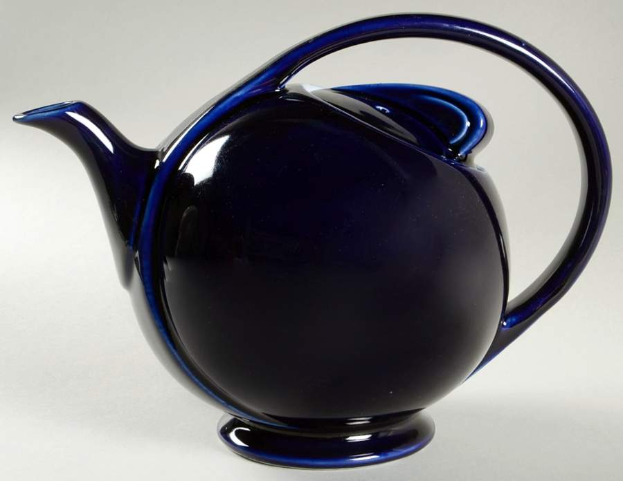 Cobalt Blue Airflow Teapot & Lid by Hall-1