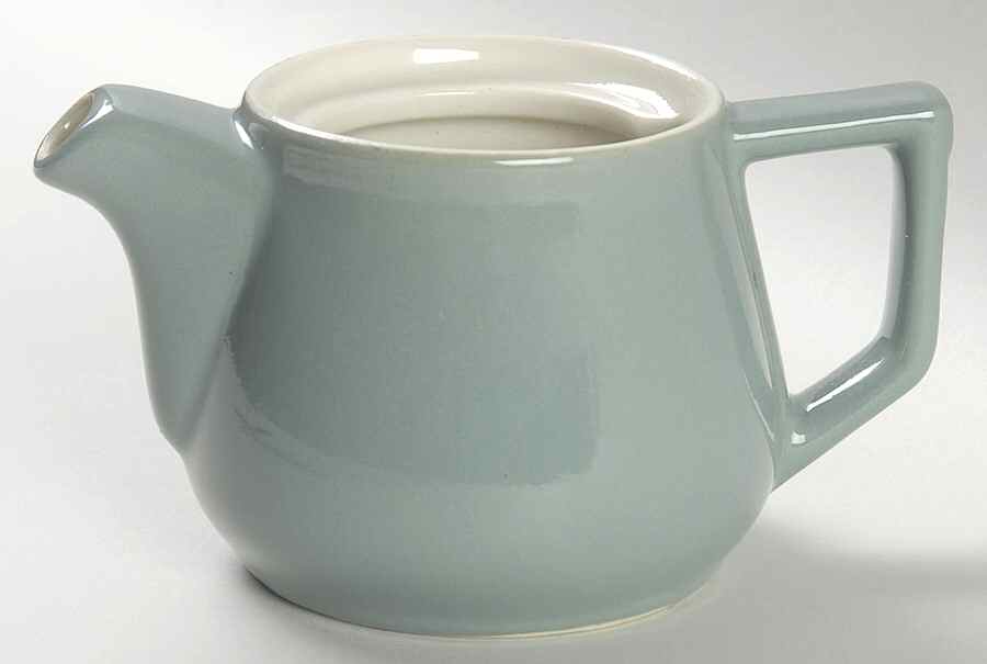 Gray Buffet Individual Teapot No Lid by Hall-1