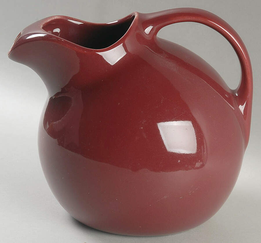 Maroon 80 Oz #3 Ball Jug with Ice Lip by Hall-1