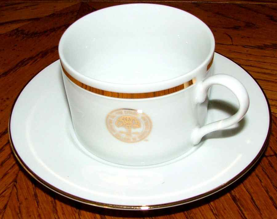 Citadel, The Flat Cup & Saucer Set by Heartland China-1