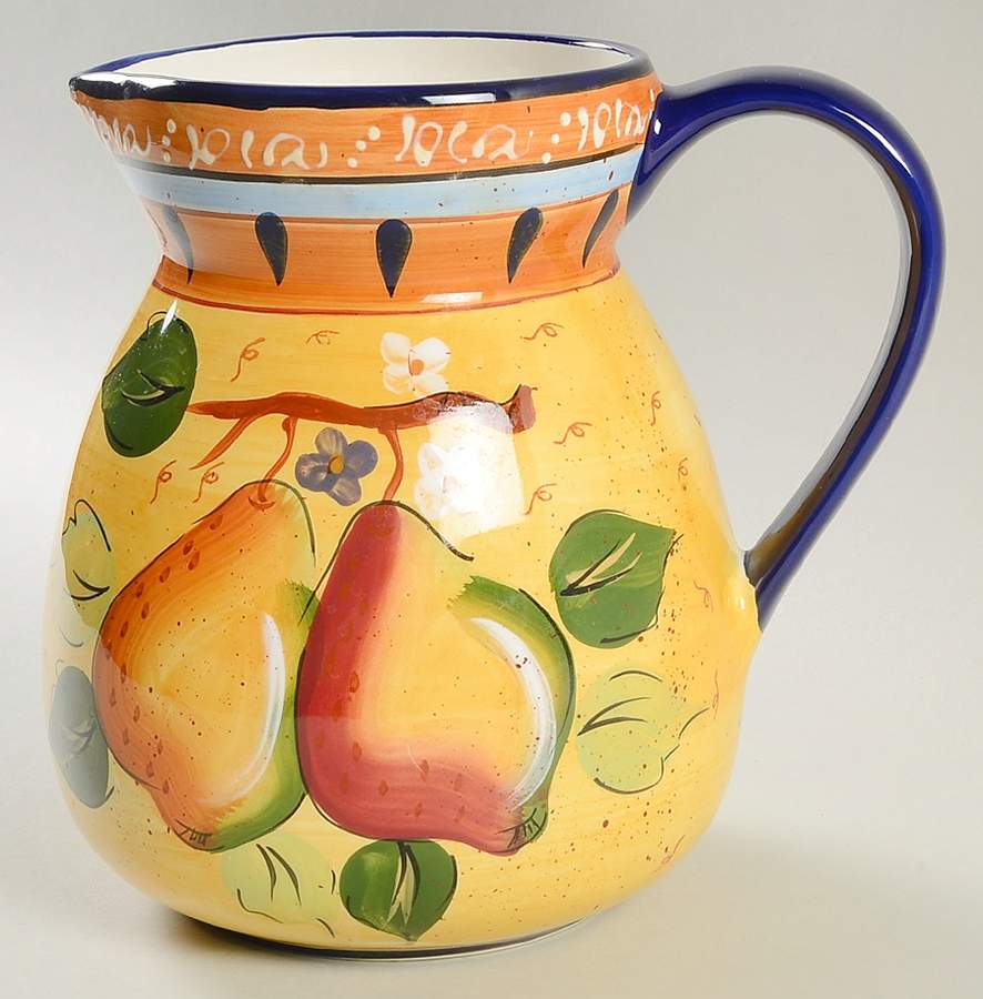Mediterranean Pear 64 Oz Pitcher by Heritage Mint-1
