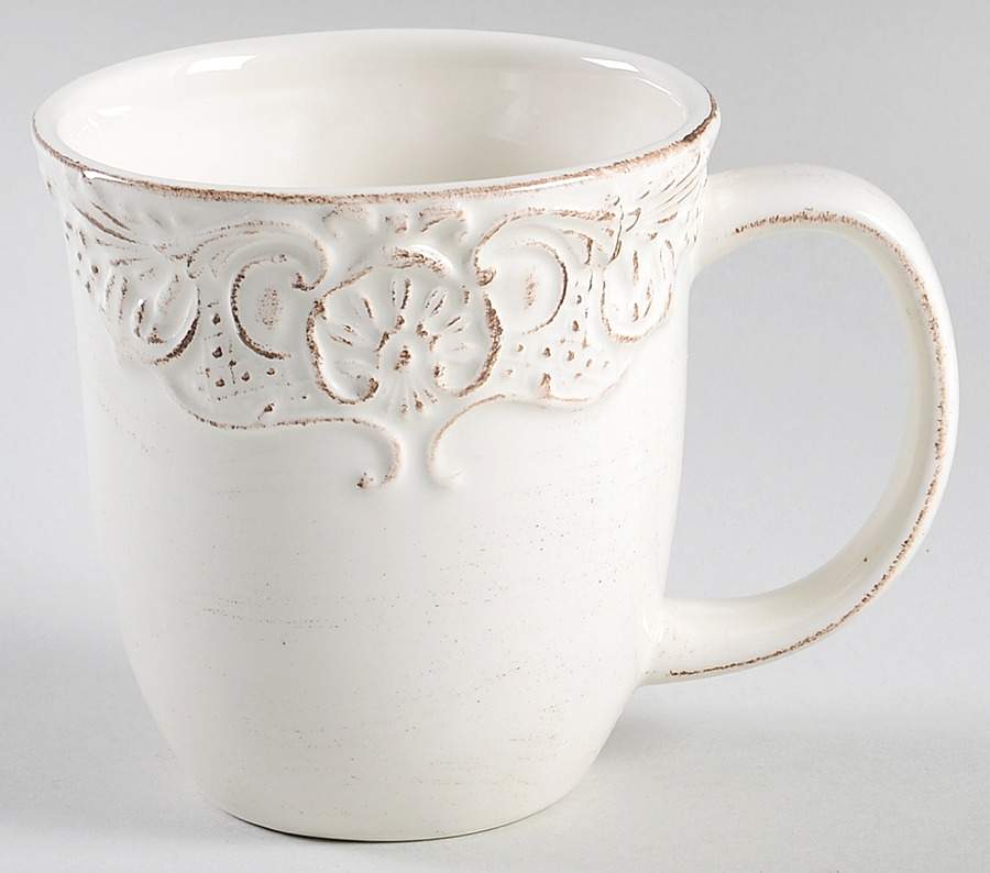 Antique Baroque Beige Mug by Home Essentials-1