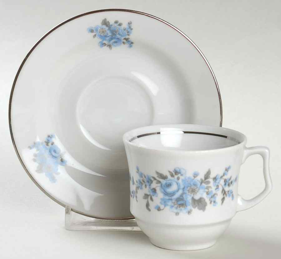 HEP72 Flat Demitasse Cup & Saucer Set by Graf Von Henneberg-1