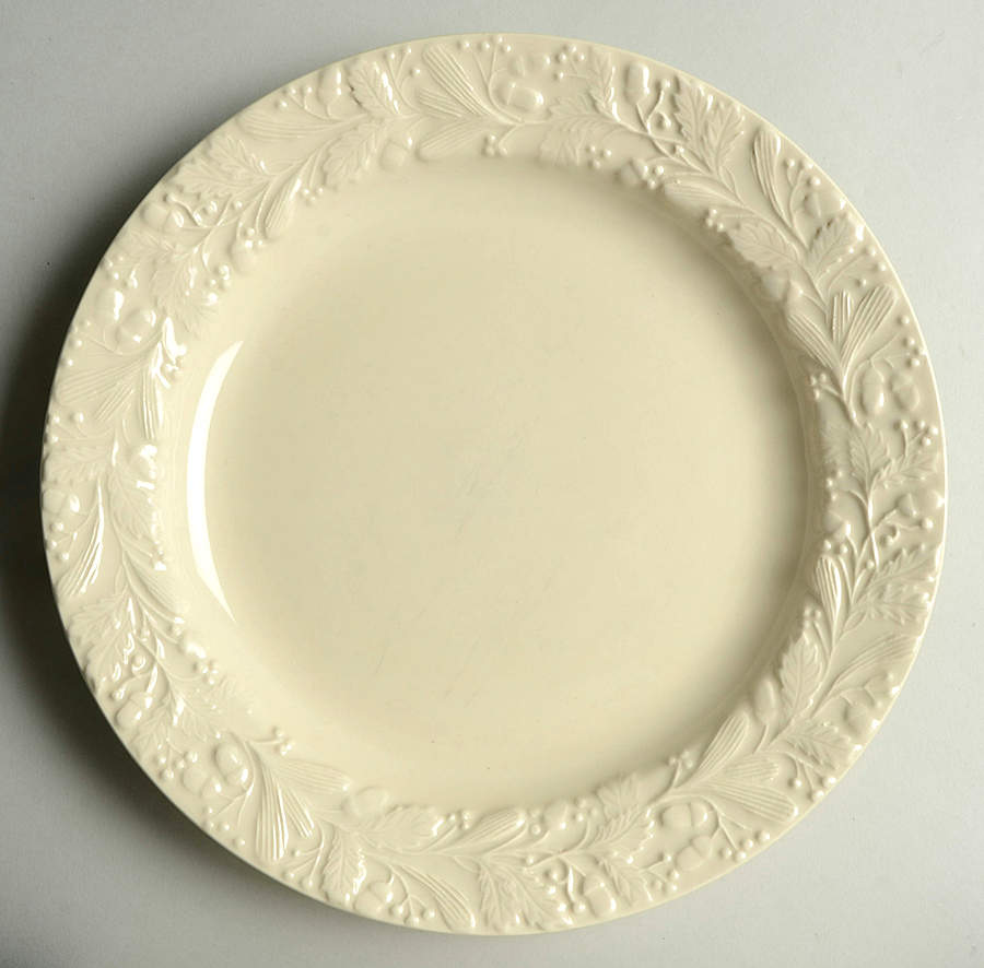 Rustic Cream Dinner Plate by Hartstone-1