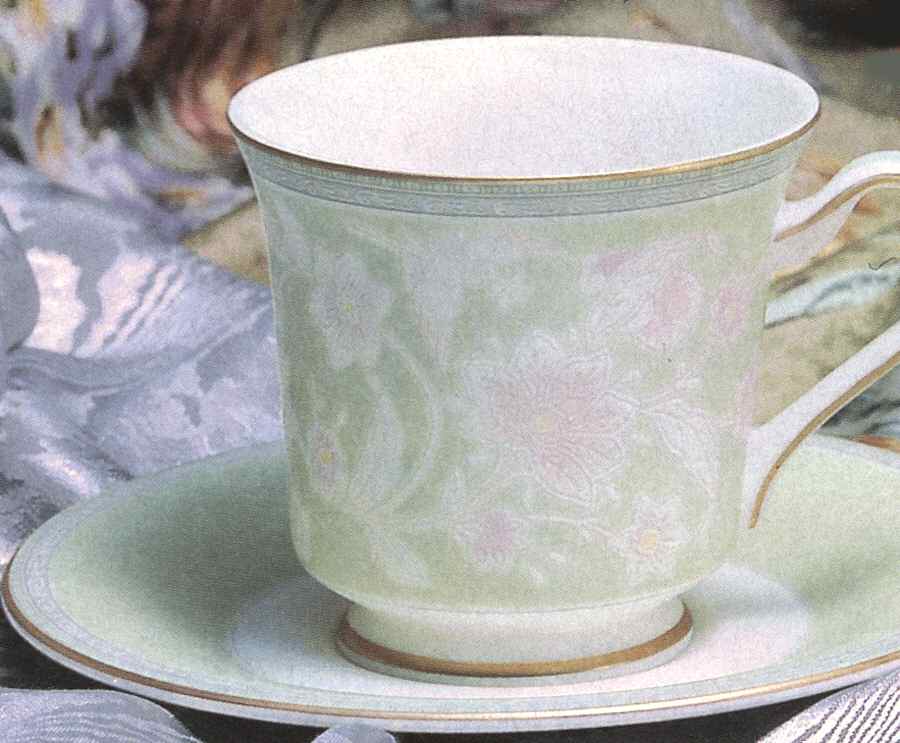 Morning Calm Footed Cup & Saucer Set by Hankook-1
