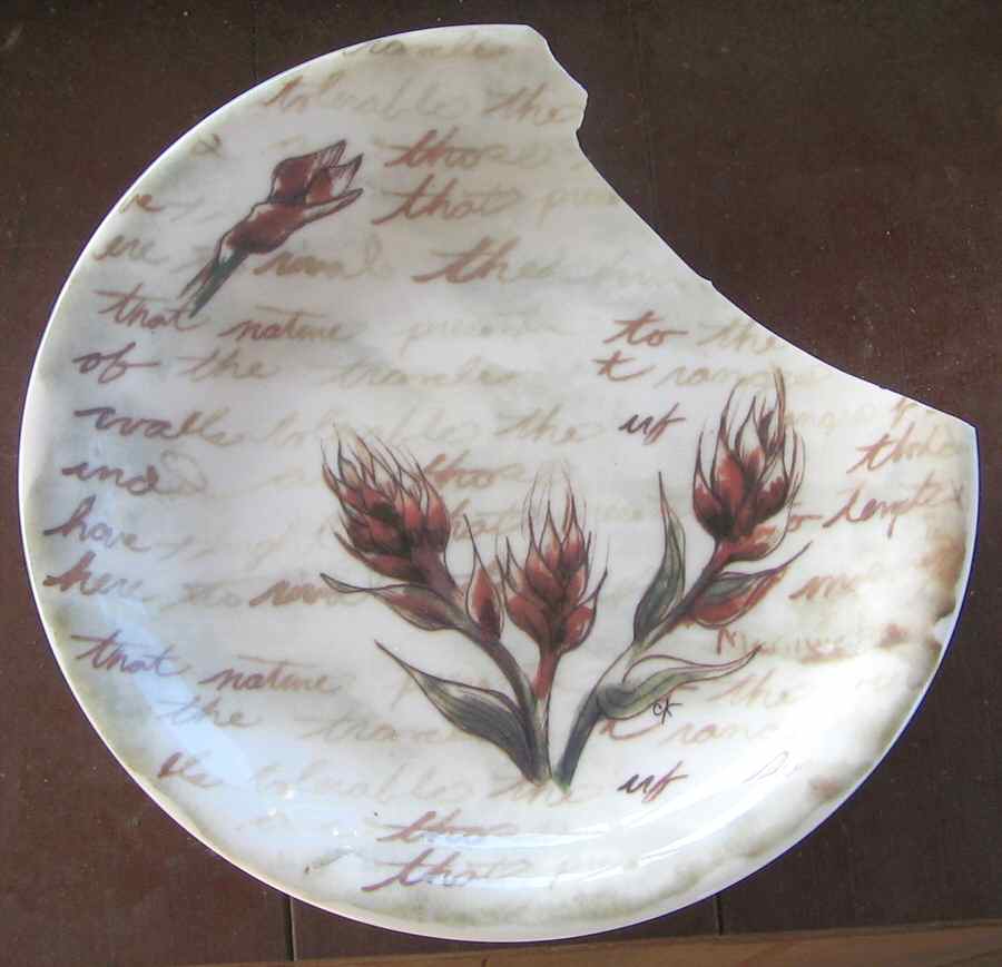 Lewis & Clark Journals Salad Plate by Home Branded-1