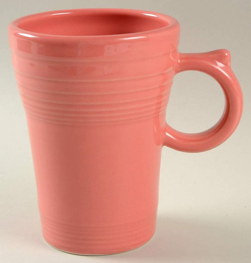 Fiesta Flamingo (Intro 2012) Latte Mug by Homer Laughlin -1