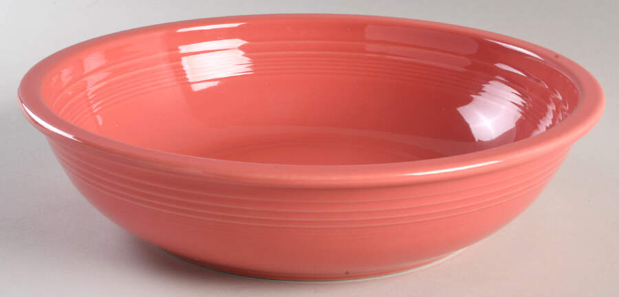Fiesta Flamingo (Intro 2012) 12" Pasta Serving Bowl by Homer Laughlin -1