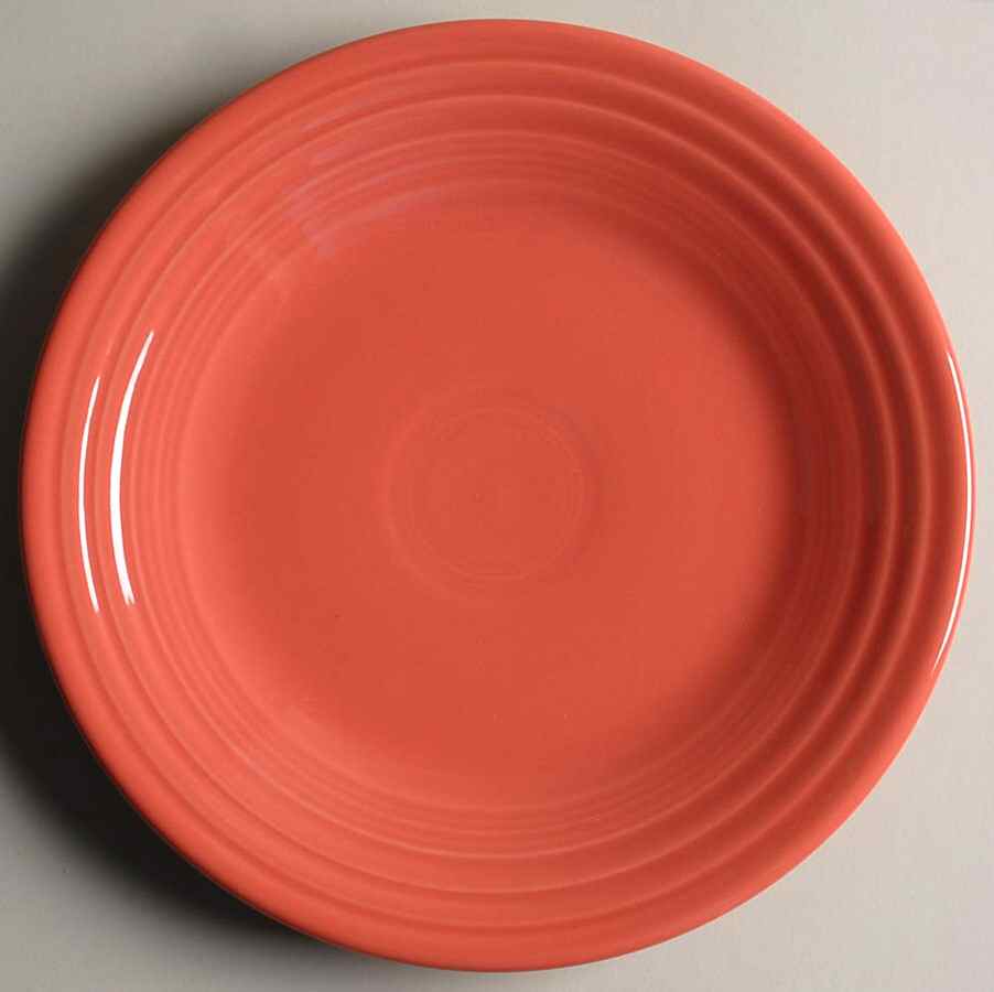 Fiesta Flamingo (Intro 2012) Luncheon Plate by Homer Laughlin -1