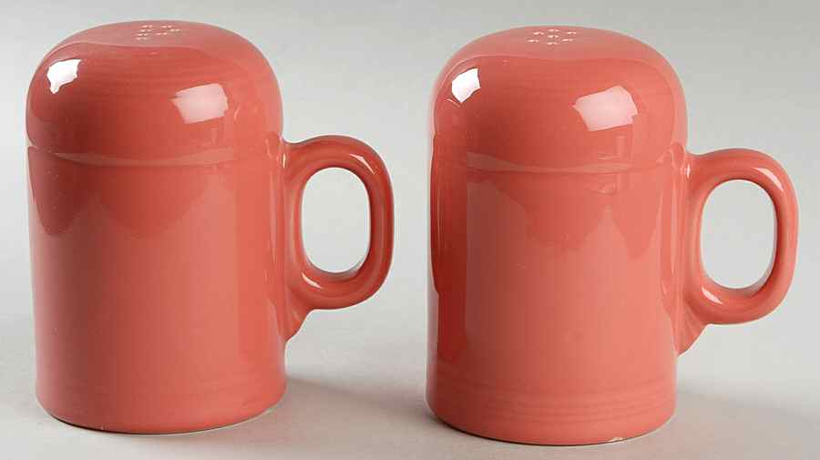 Fiesta Flamingo (Intro 2012) Stove Top Salt & Pepper Set by Homer Laughlin -1