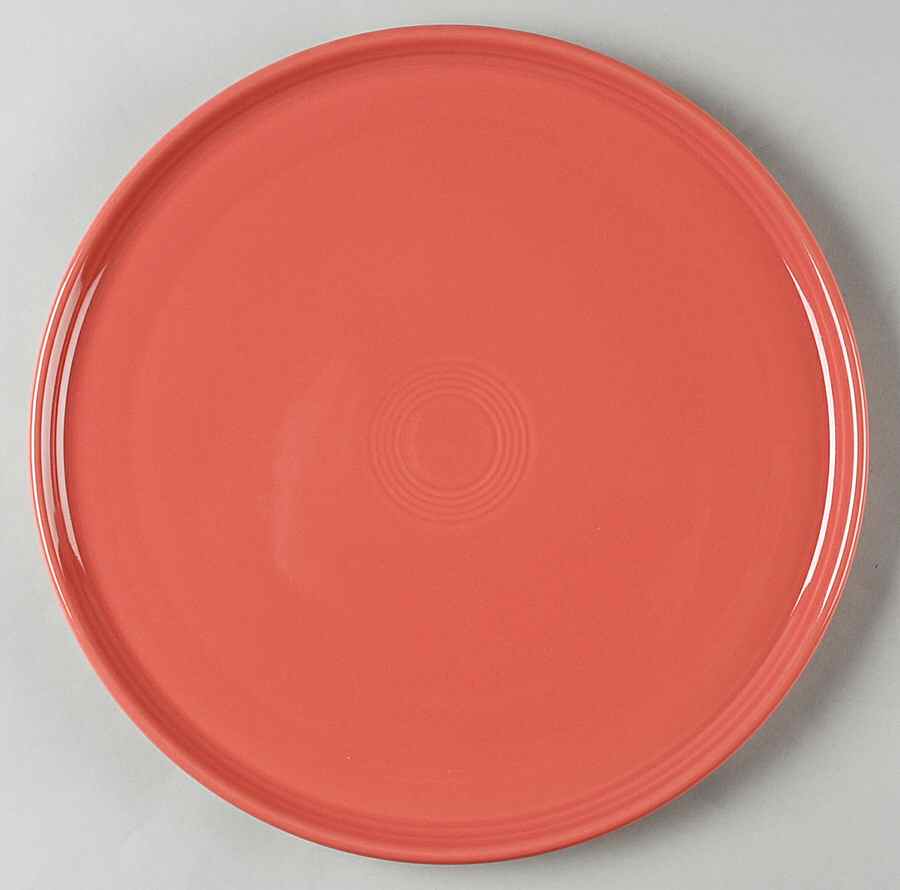 Fiesta Flamingo (Intro 2012) 12" Pizza Tray by Homer Laughlin -1