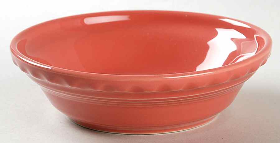 Fiesta Flamingo (Intro 2012) 6" Pie Baking Plate by Homer Laughlin -1