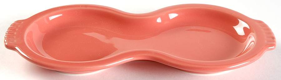 Fiesta Flamingo (Intro 2012) Tray for Creamer & Sugar with Lid by Homer Laughlin -1