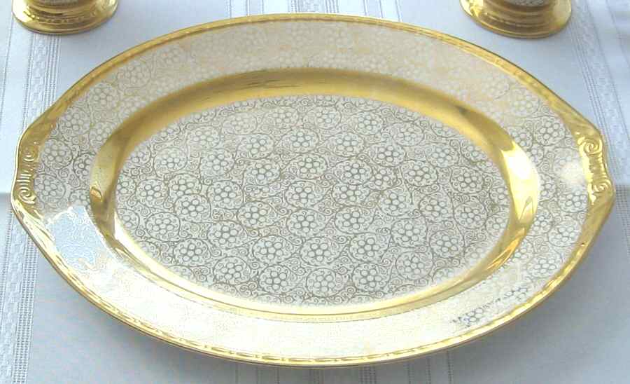 HLC2672 12" Oval Serving Platter by Homer Laughlin -1