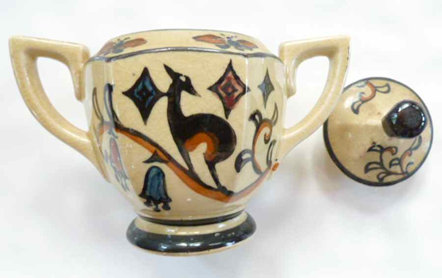 HYS13 Sugar Bowl & Lid by Hotta Yu Shoten & Co-1