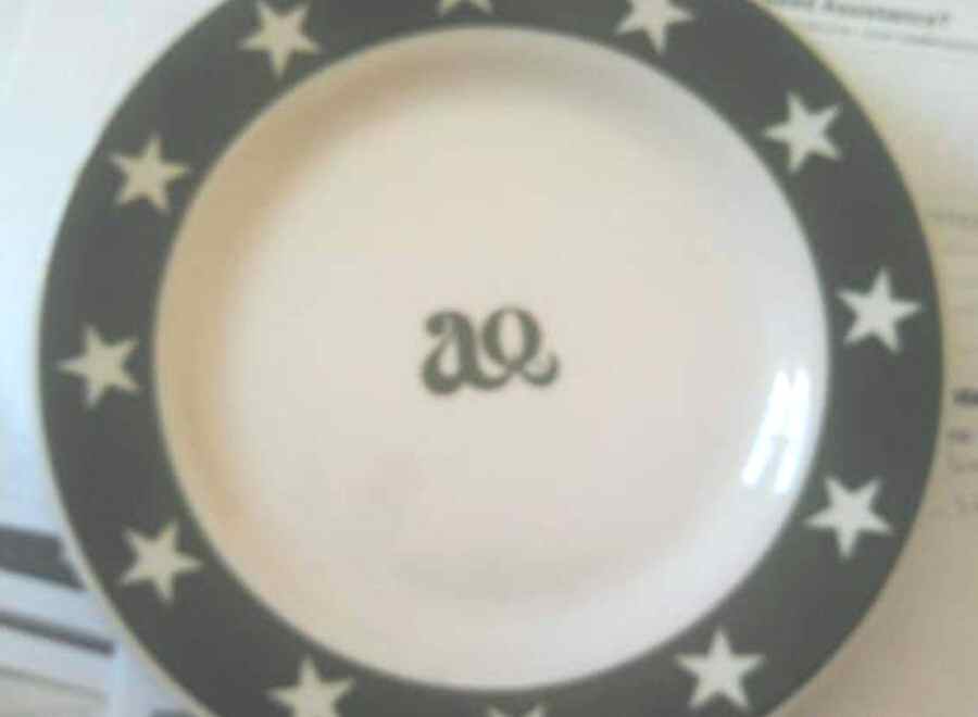 HLC2679 Dessert/Pie Plate by Homer Laughlin -1