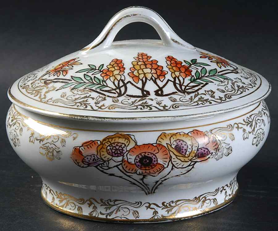 2290 Soap Dish and Lid by Homer Laughlin -1