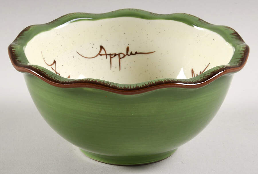 Apple Orchard Collection Coupe Cereal Bowl by Home Interiors-1