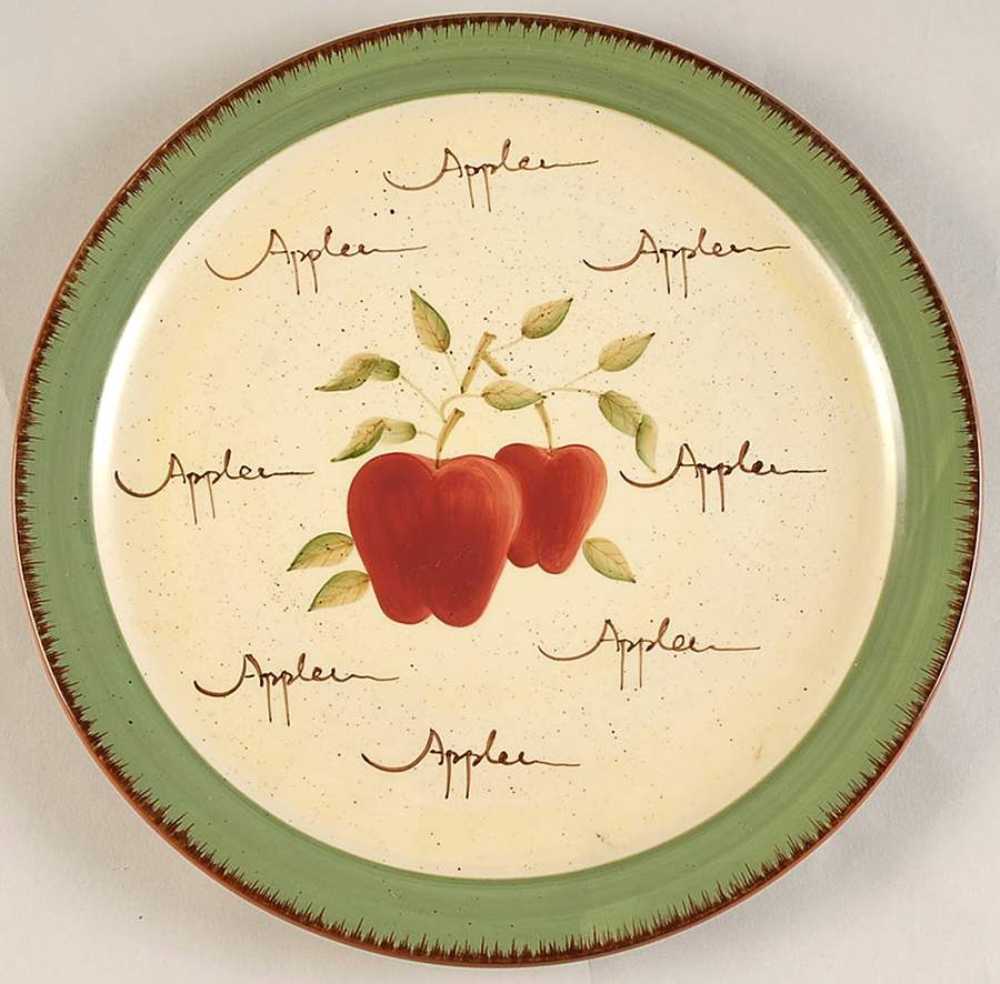 Apple Orchard Collection Dinner Plate by Home Interiors-1