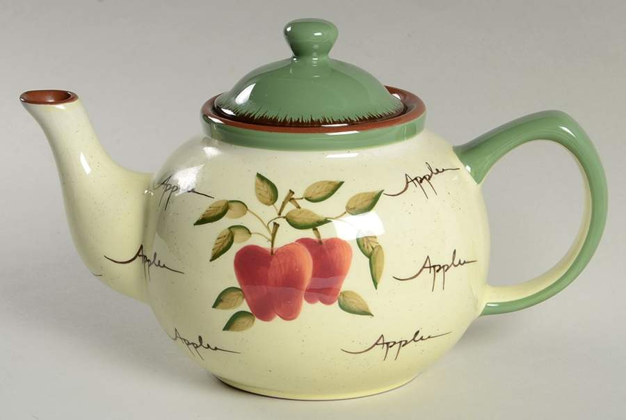 Apple Orchard Collection Teapot & Lid by Home Interiors-1
