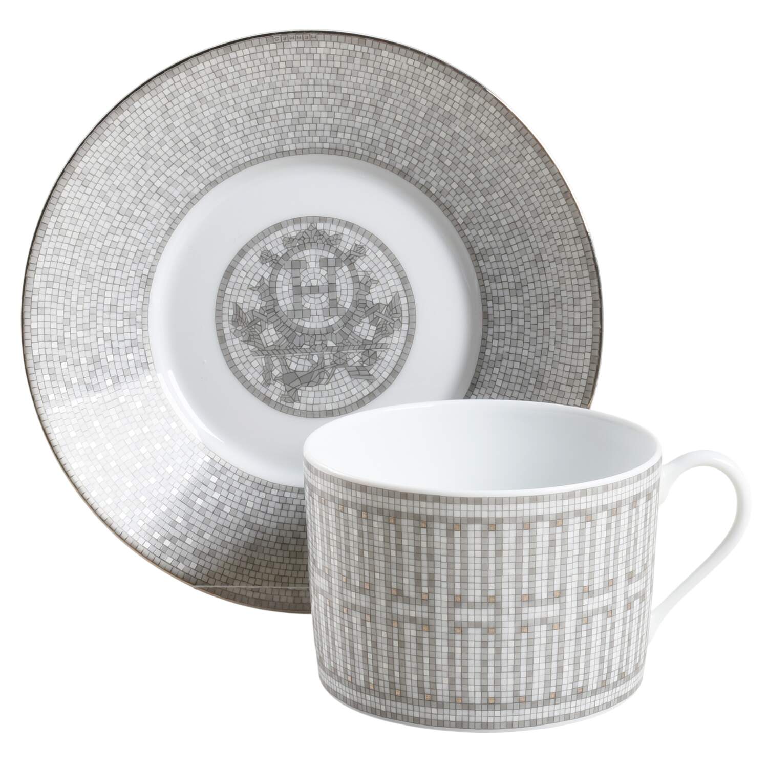 Mosaique Au 24 Breakfast Cup & Saucer Set by Hermes-1