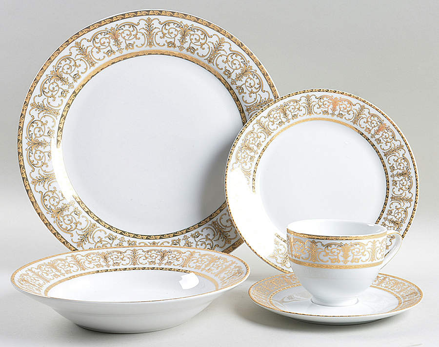 Medici 5 Piece Place Setting by Highgate Manor-1