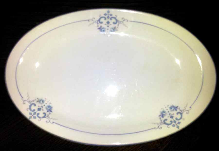 HLC4004 14" Oval Serving Platter by Homer Laughlin -1