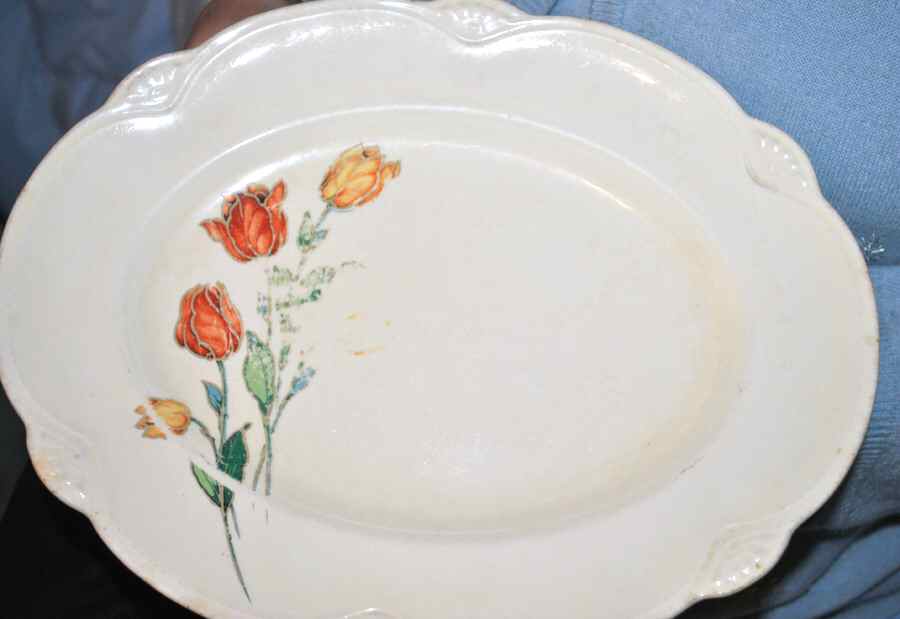 HLC4009 14" Oval Serving Platter by Homer Laughlin -1