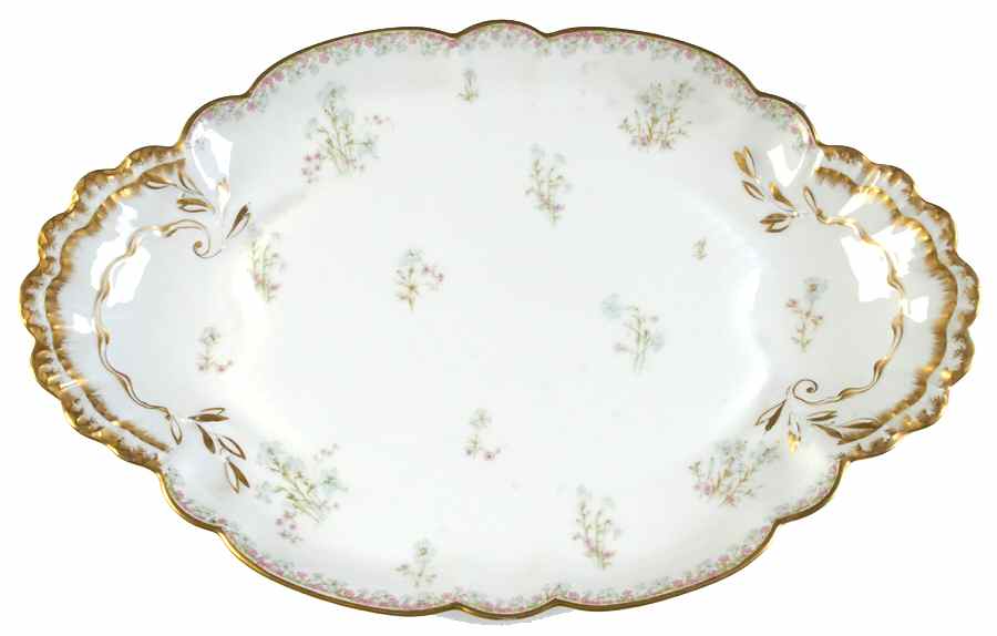 Schleiger 229-1 17" Oval Serving Platter by Haviland-1