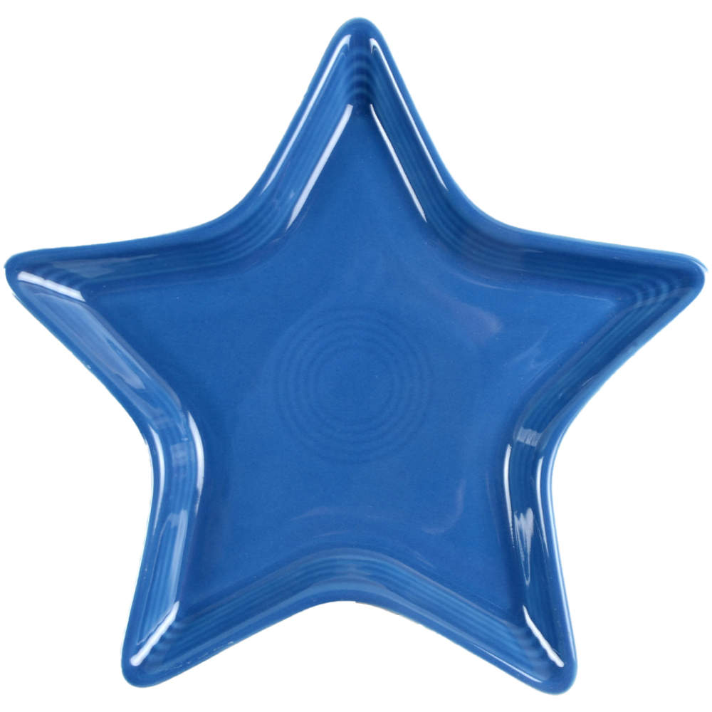 Fiesta Lapis Blue (Intro 2013) Star Shaped Plate by Homer Laughlin -1