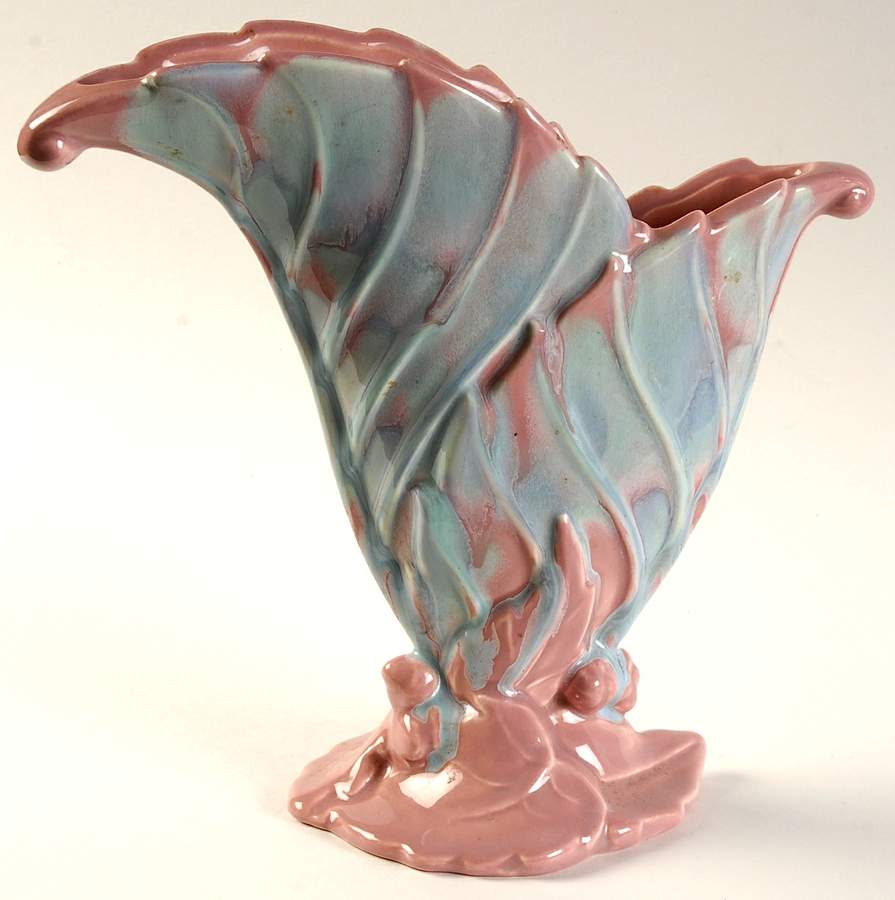 Head Vases & Planters R301 Leaf Vase by Haeger-1