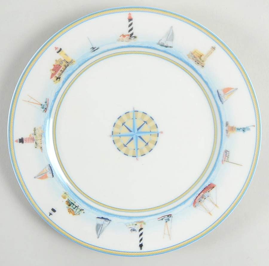 Guardian Shores Salad Plate by Harbour Lights-1