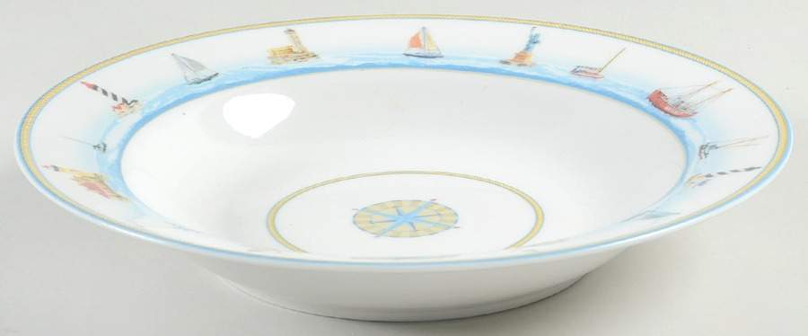 Guardian Shores Rim Soup Bowl by Harbour Lights-1