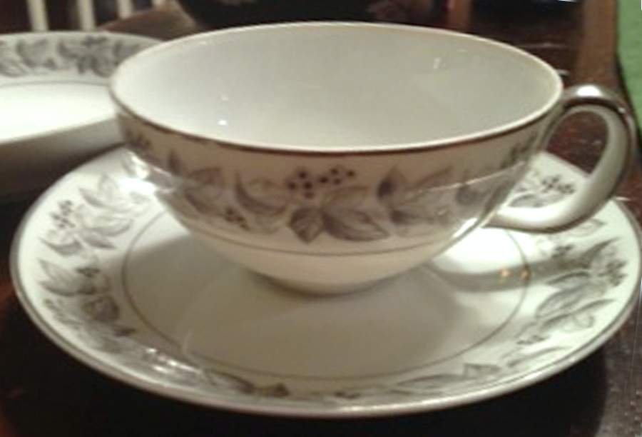 H6A1 Flat Cup & Saucer Set by Harima China-1