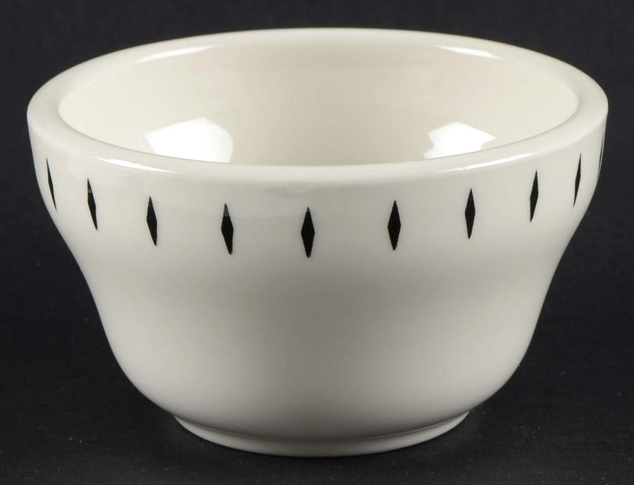 Festival Black Custard Cup by Homer Laughlin -1