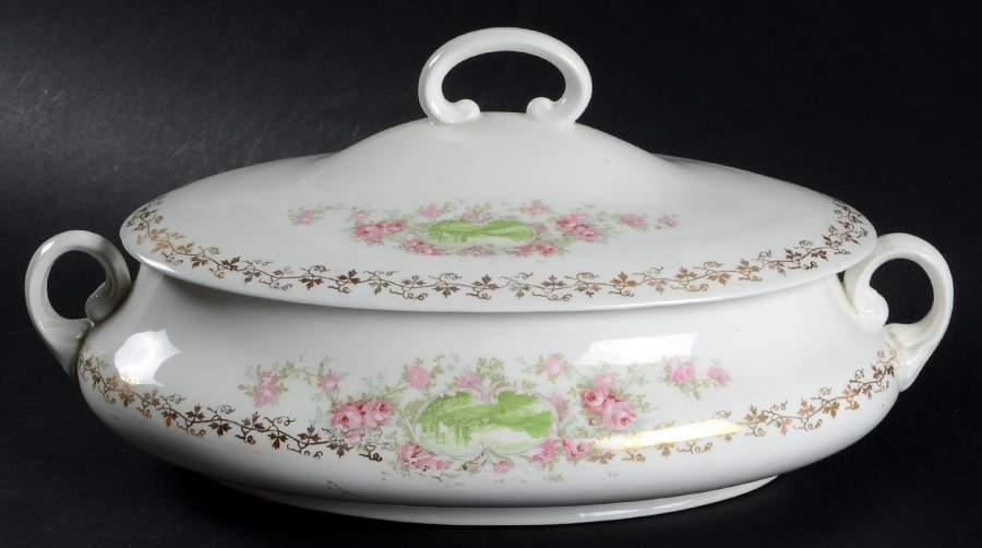 HLC4042 Oval Covered Vegetable by Homer Laughlin -1
