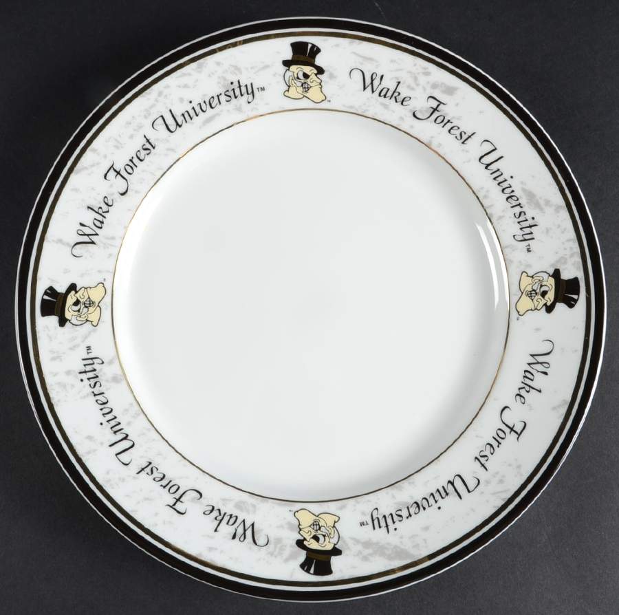 Wake Forest University Dinner Plate by Heartland China-1