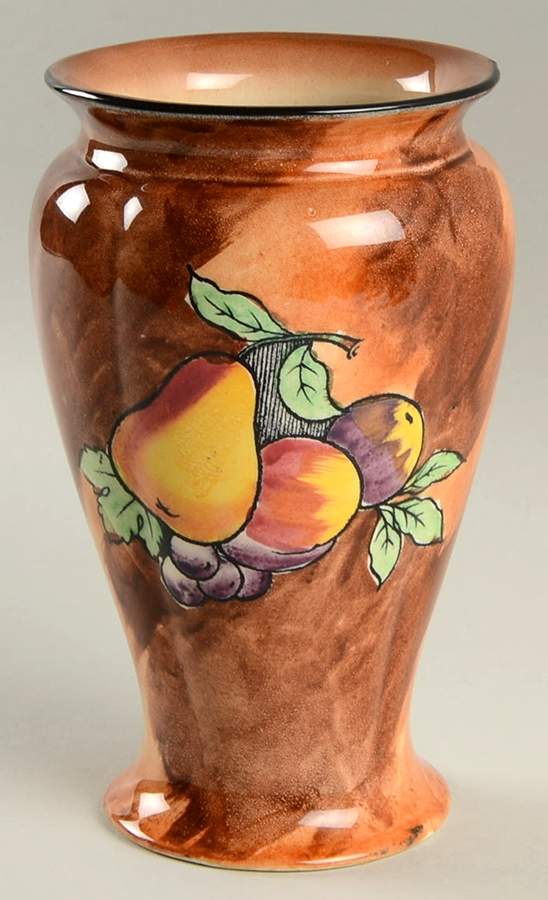 Luscious 6" Vase by Hollinshead & Kirkham-1
