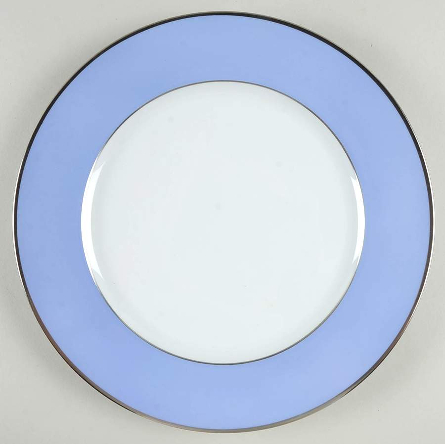 Color Block Platinum Lavender Dinner Plate by Haviland-1