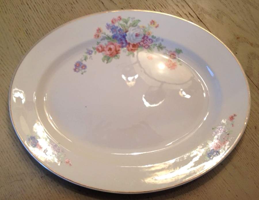 HLC2725 12" Oval Serving Platter by Homer Laughlin -1