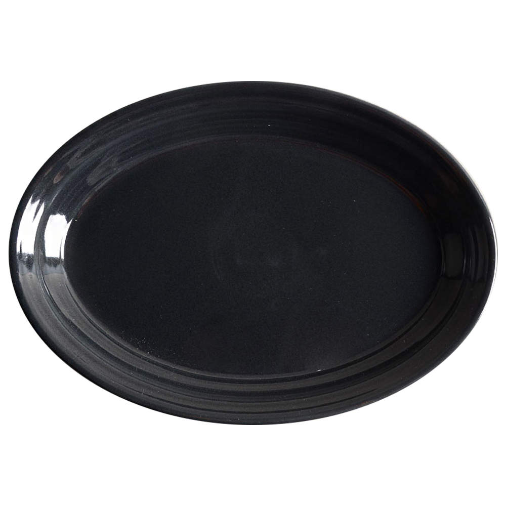 Fiesta Slate (Intro 2015) 9" Oval Serving Platter by Homer Laughlin -1
