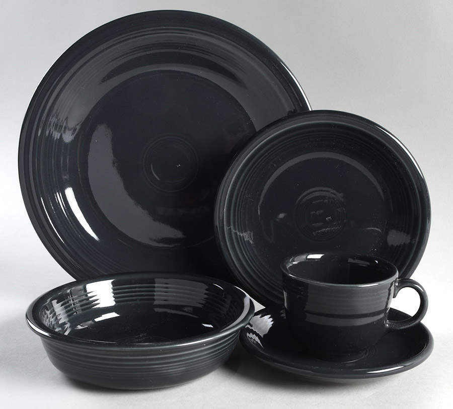 Fiesta Slate (Intro 2015) 5 Piece Place Setting by Homer Laughlin -1