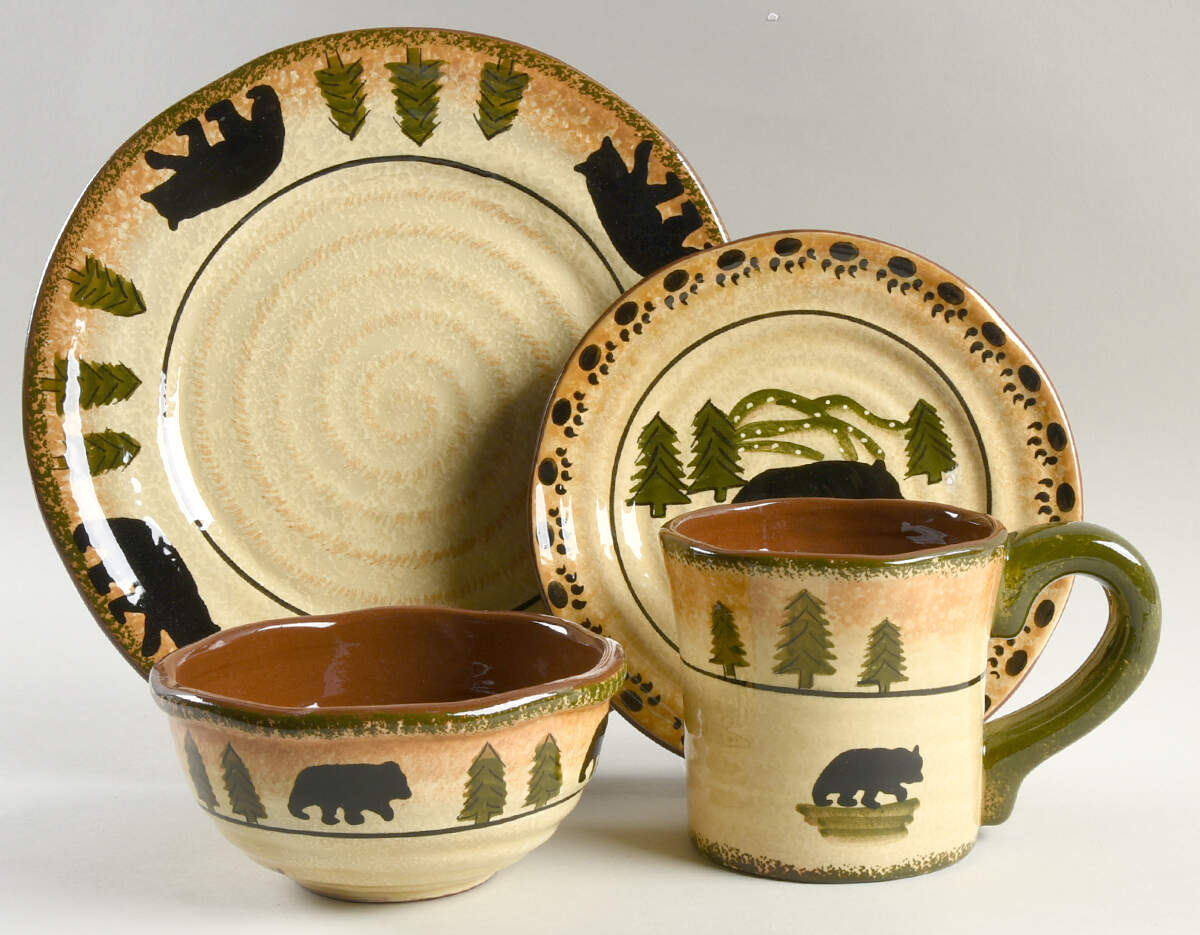 Bear 4 Piece Place Setting by HiEnd Accents-1