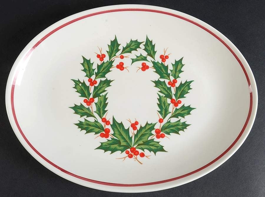 HLC4139 11" Oval Serving Platter by Homer Laughlin -1