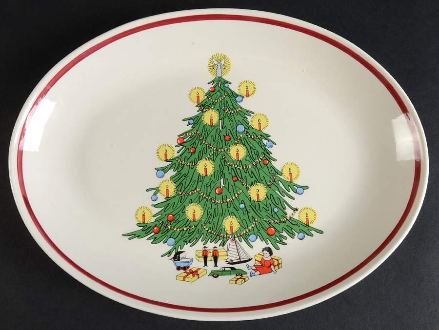 HLC4140 11" Oval Serving Platter by Homer Laughlin -1