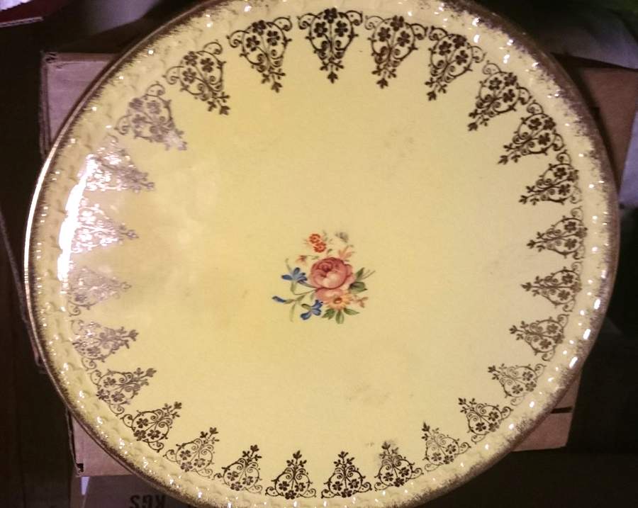 HAY32 Cake Plate by H Aynsley & Co-1