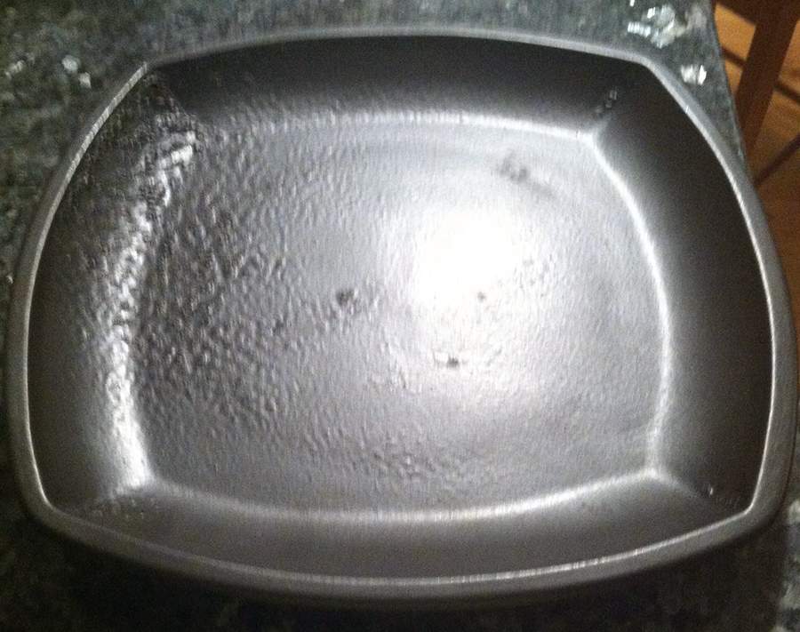 Lava 12" Square Serving Platter by Haeger-1