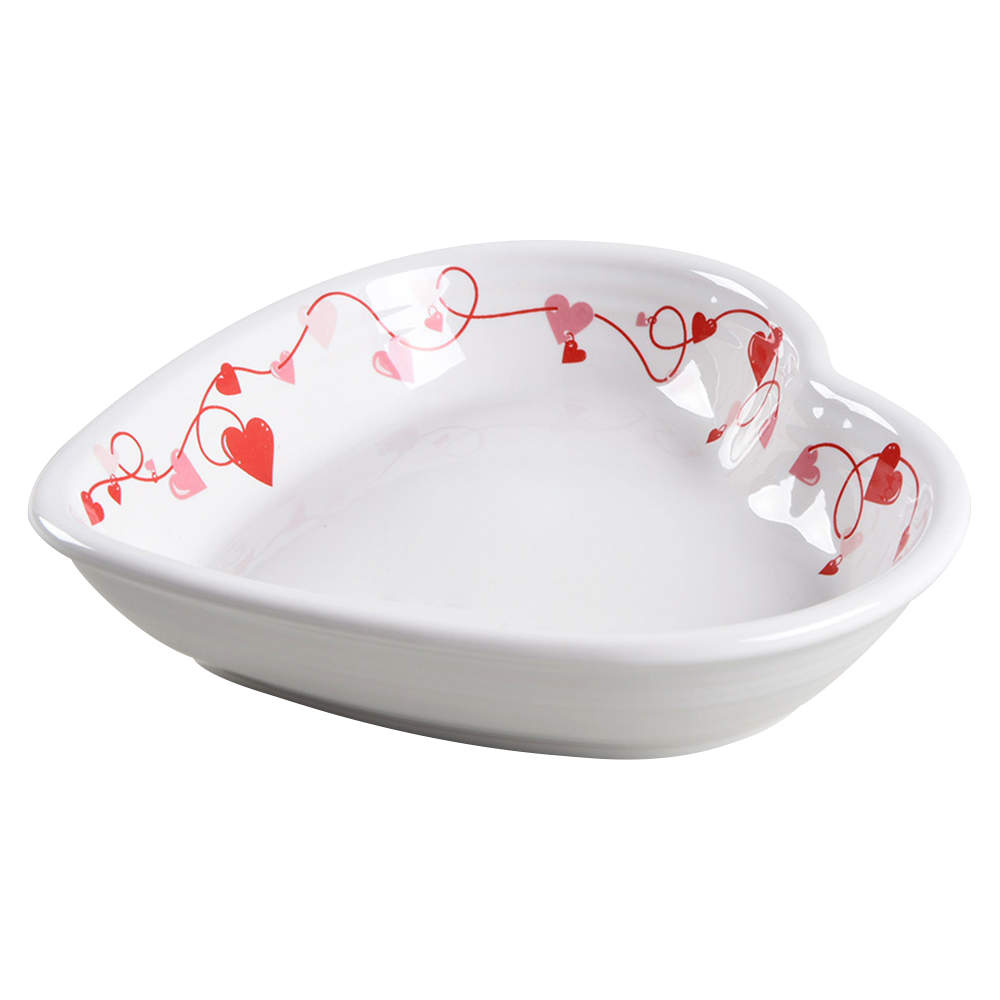 Fiesta Valentine Heart Shaped Bowl by Homer Laughlin -1